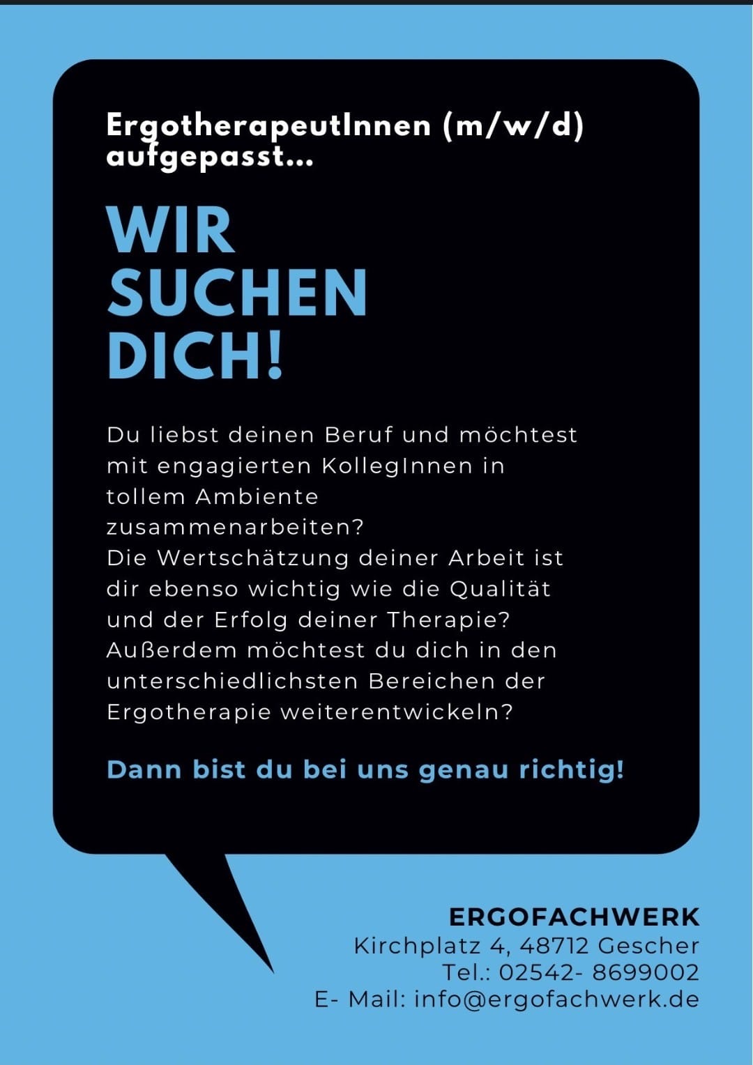 ***Stellenanzeige***