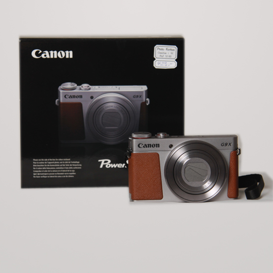 Kamera Canon PowerShot G9X Mark II silber-braun