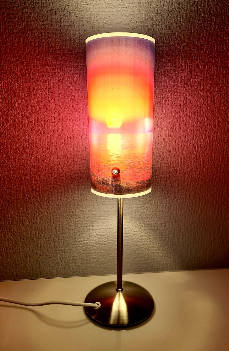 Tischlampe mit eigenem Foto